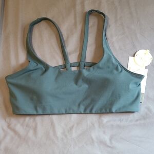 Vuori Dark Green Sports Bra